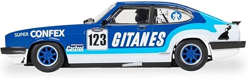 Miniatura 2 de Scalextric Ford Capri MK 3 2021 Gerry Marshall Ganador del trofeo 132 Slot Coche de carreras C4402