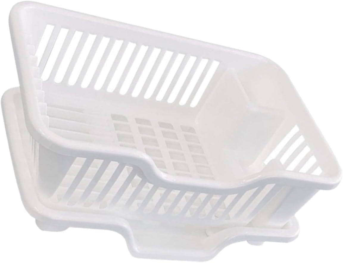 Cabilock Dish Draining Rack Capacity Kitchen Utensil Holder Drip Tray for Efficient Drying Convenient Dish Rack for Countertop Organization Easy Installation
