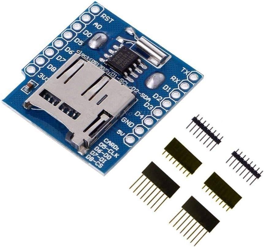 Generic Micro SD for Wemos D1 Mini Data Logger Shield+RTC DS1307 Clock Raspberry Data Logger Shield Integrated Circuits, WYC_DJFF_10338