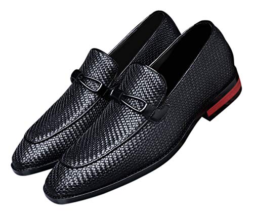 Mens Loafer Slip On Driving Shoes Soft Penny Loafers Classy Formal Patent Leather Dress Shoes