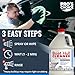 [1 Galllon] Instant Boat Hull Cleaner - Made in USA - Powerful Dual Acid Formula Easily Removes Scum Lines, Rust Stains, Hard Waterlines, & More from Fiberglass, Gelcoat & Painted Boat Surfaces