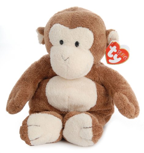 TY UK Pluffie Peluche Singe Dangles