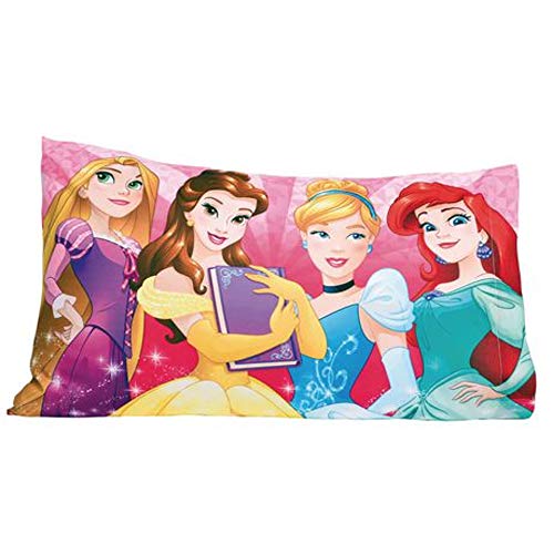 Disney Princess Kids Pillowcase Standard Size - 20" x 30" [1 Piece Pillowcase