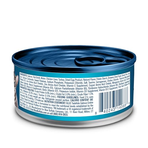 Blue Buffalo Tastefuls Salmon Wet Cat Food, 3 oz, 24 ct - image 2
