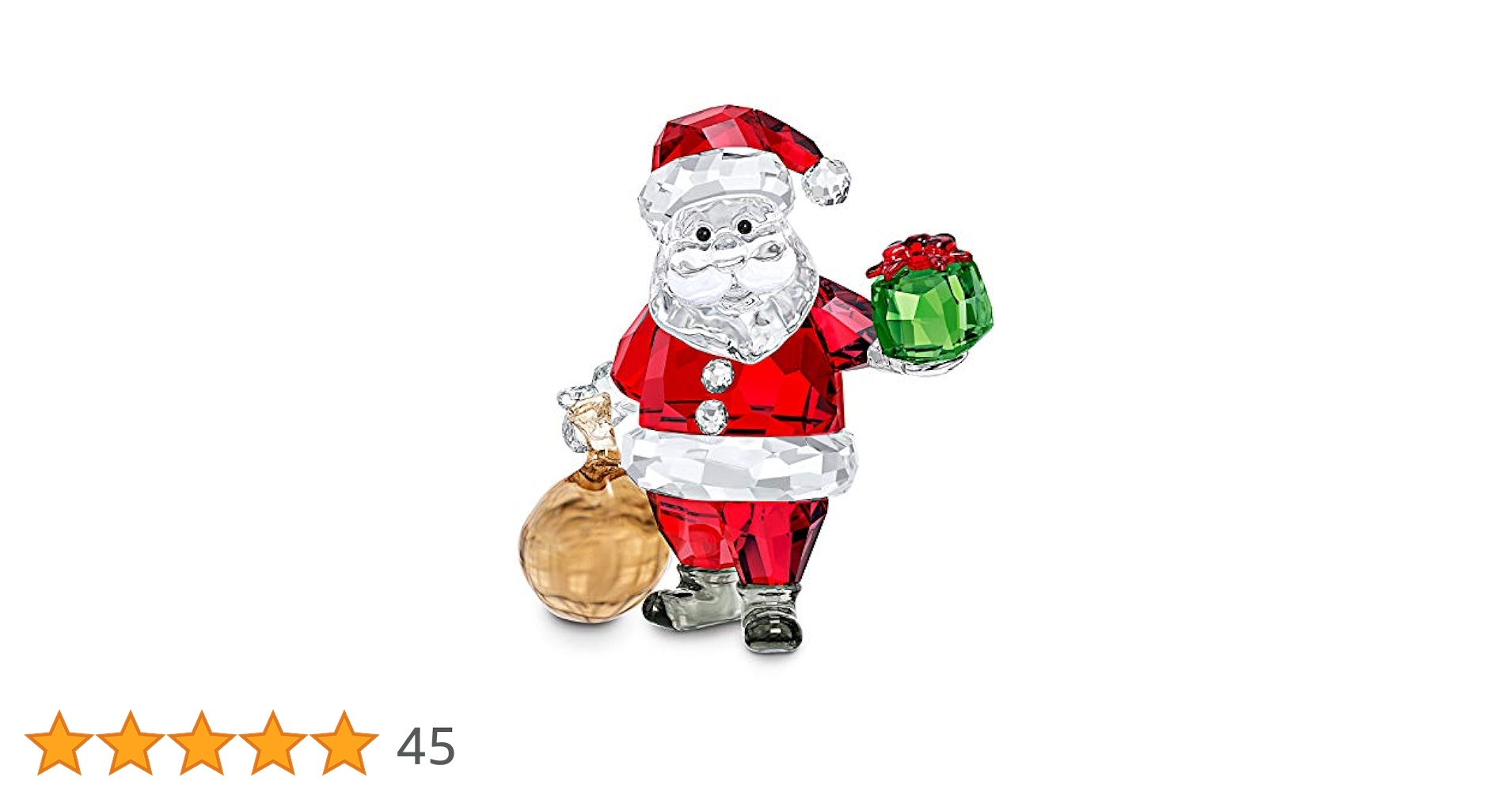 スワロフスキー「サンタクロースとギフトバッグ」　5539365 SWAROVSKI（スワロフスキー） サンタクロースとギフトバッグ