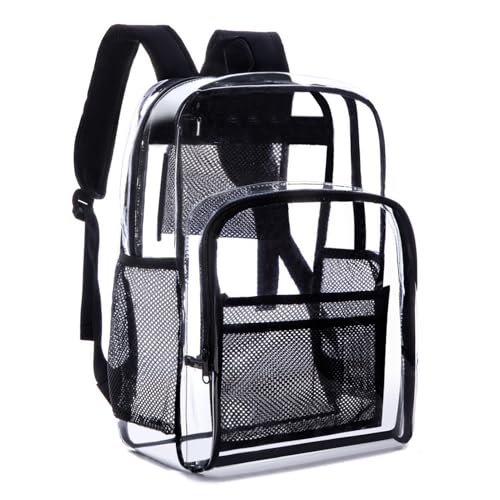 LERASO Transparent Backpack With Thickened Pvc Material, Perspective Design, Large Capacity Multi...