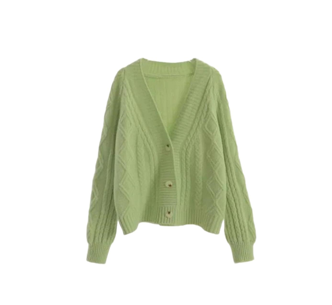 Pull tricoté chaud col en V anti-froid et coupe ajustée chic - 6