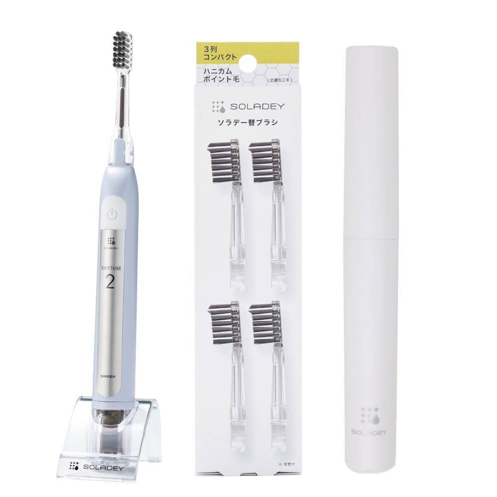 （未使用新品）ソラデーリズム2 　ソラデー　電動歯ブラシ　アイスブルー Amazon.co.jp: ソラデーリズム SOLADEY RHYTHM 2 (アイスブルー