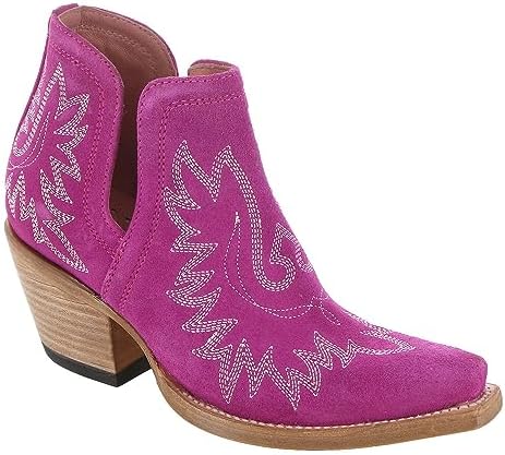 Ariat Women's Dixon Western Boot - Haute Pink Suede, 11 Medium | Image 3