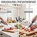 KnifeSaga Premium Knife Set 15 Pcs Quality Kitchen Knife Set with Block, Japanese High Carbon Stainless Steel Razor Sharp Knife Block Set, Acacia Wood Block Knife Set with Ergonomic Full-tang Handle