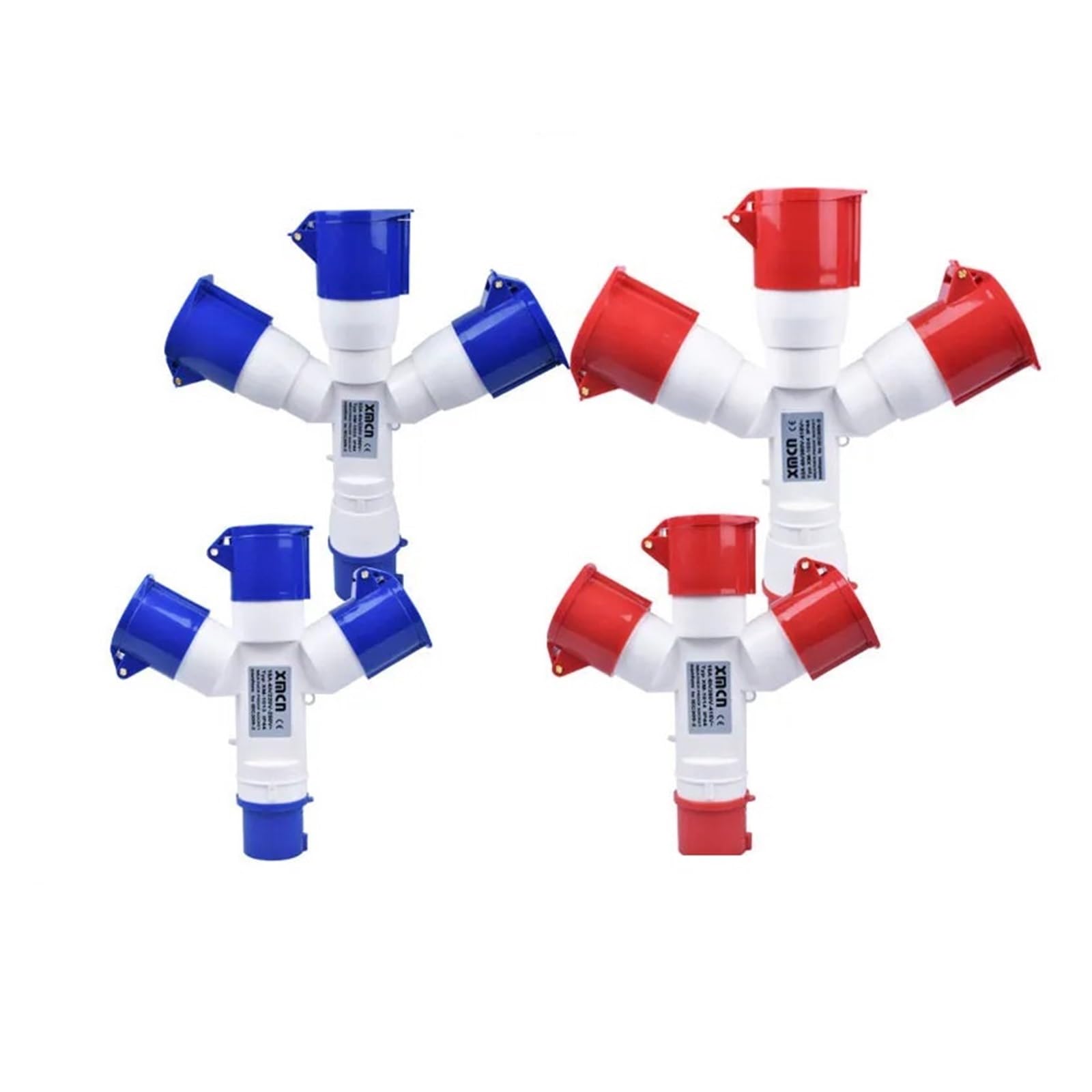 Enchufe industrial impermeable y a prueba de polvo, 1 entrada, 3 IP44 3P/4P/5P, enchufe de tres vías 220V 380V enchufe de tres vías (3P 32A)