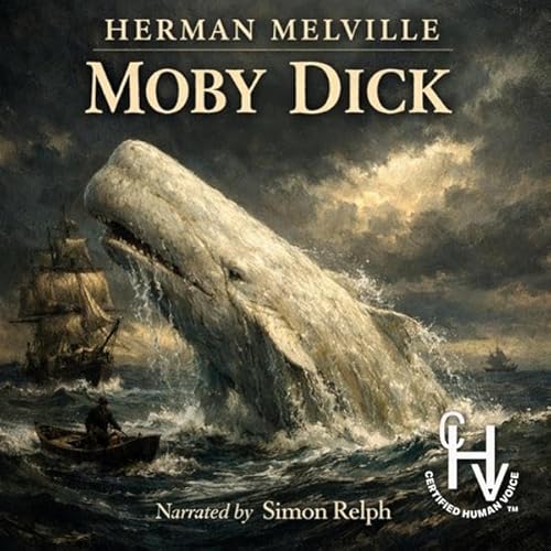 Moby Dick Audiolibro Por Herman Melville arte de portada