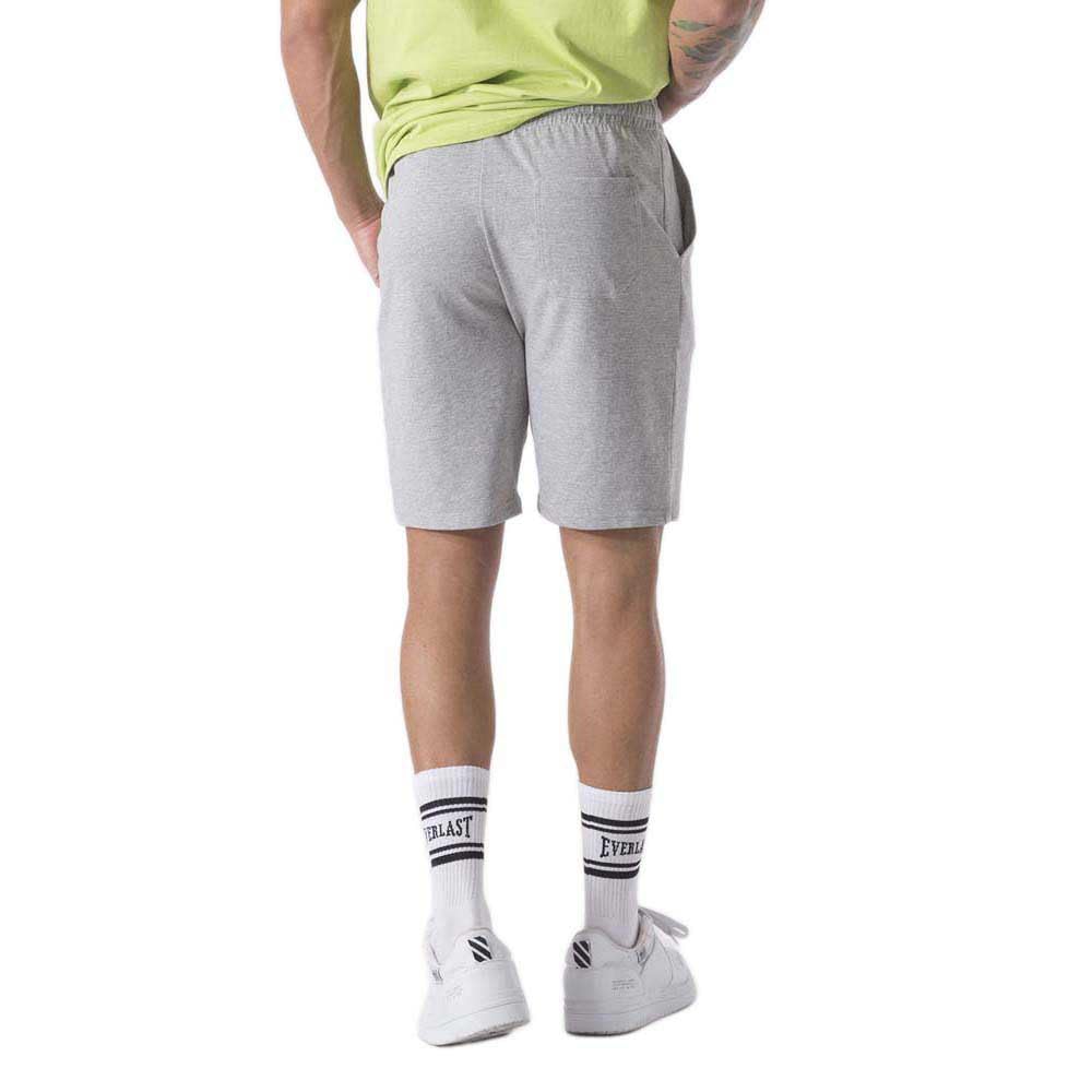 Everlast Bermuda Uomo Pantalone Corto Sport e Tempo Libero Pantaloncino Short (IT, Testo, M, Regular, Regular, Grigio)