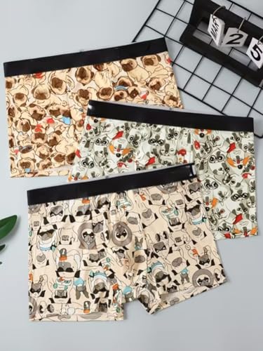 Image of REDX Comfort Mens Underwear Combo|Mens Printed Underwear|Stylish Innerwear for Men's Trunks Imported Nylon Fabric Multicolor Pack of 3
