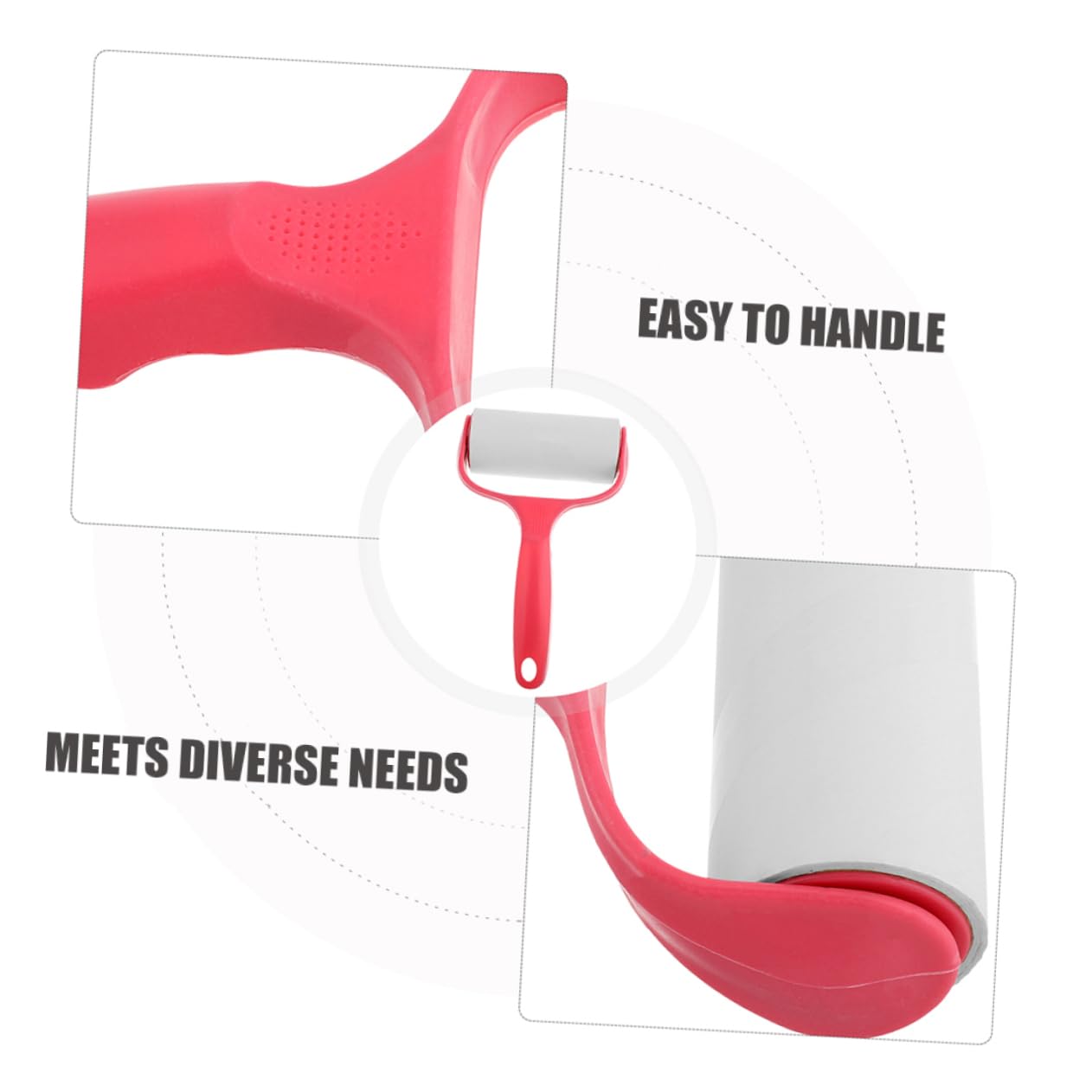 3pcs Nail Stamper Cleaning Gel Polish Tool for Nail Art and Stamping Patterns Includes Adhesive Papers and Handle for Easy Use