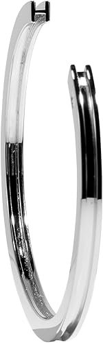 Stella Valle Initial Charm Cuff Bracelet Rhodium Plated Inspirational Bracelets for Women Adjustable Band Bracelet Gift for Her in the Shape of