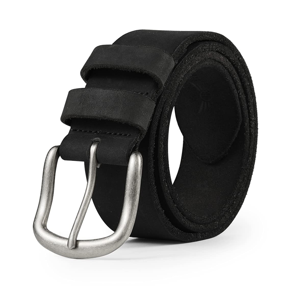 Belter Men's Black Belts 100% Full Grain Leather Belts For Belts Leather Cowboy Jeans Belt For Work,Casual Wear (34"-36" Waist, )