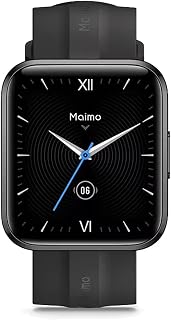 Nova Versão Global Maimo Watch Flow GPS Smartwatch 1.6" AMOLED Monitor de Oxigênio Sangue Monitor de Frequência Cardíaca 225mAh Bateria 5ATM