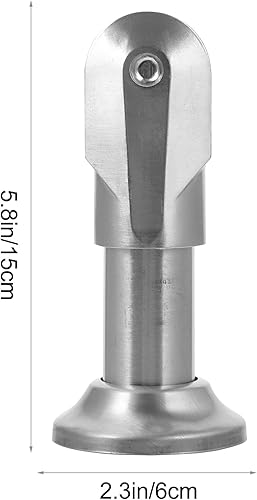 Miniatura 6 de STOBAZA 8 piezas de soporte de partición pies de baño de división de pie baño inoxidable soporte de baño piezas de baño baño baño aleación soporte