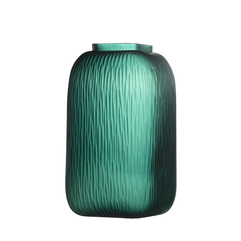 Vase en verre texturé pour valoriser les bouquets de fleurs à la maison