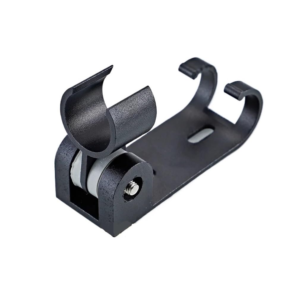 3 x schwarze Aluminium-Handbrausehalter-Haken für Wandbrausezubehör