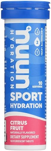 Nuun Active Citrus Fruit Electrolyte Enhanced Drink Tablets 6 paquetes de 10
