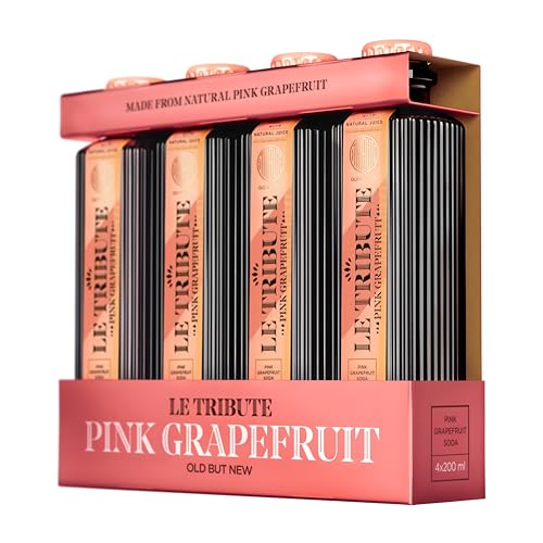 LE TRIBUTE - Refresco Pink Grapefruit Pack 4 x 200