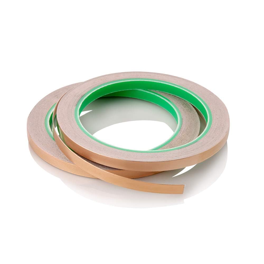 TECHINSTRO Copper Foil Tape with Conductive Adhesive (W 12mm × L 25 meter roll, 65 micron) (Pack of 1) (B0D3HKWJ6V) Amazon Price History, Amazon Price Tracker