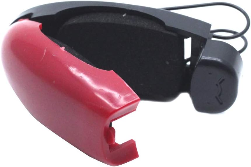 AUTUT 4 pcs Red Car Sun Visor Sunglasses Ticket Clip Holder Eyeglasses Ticket Clip Holder