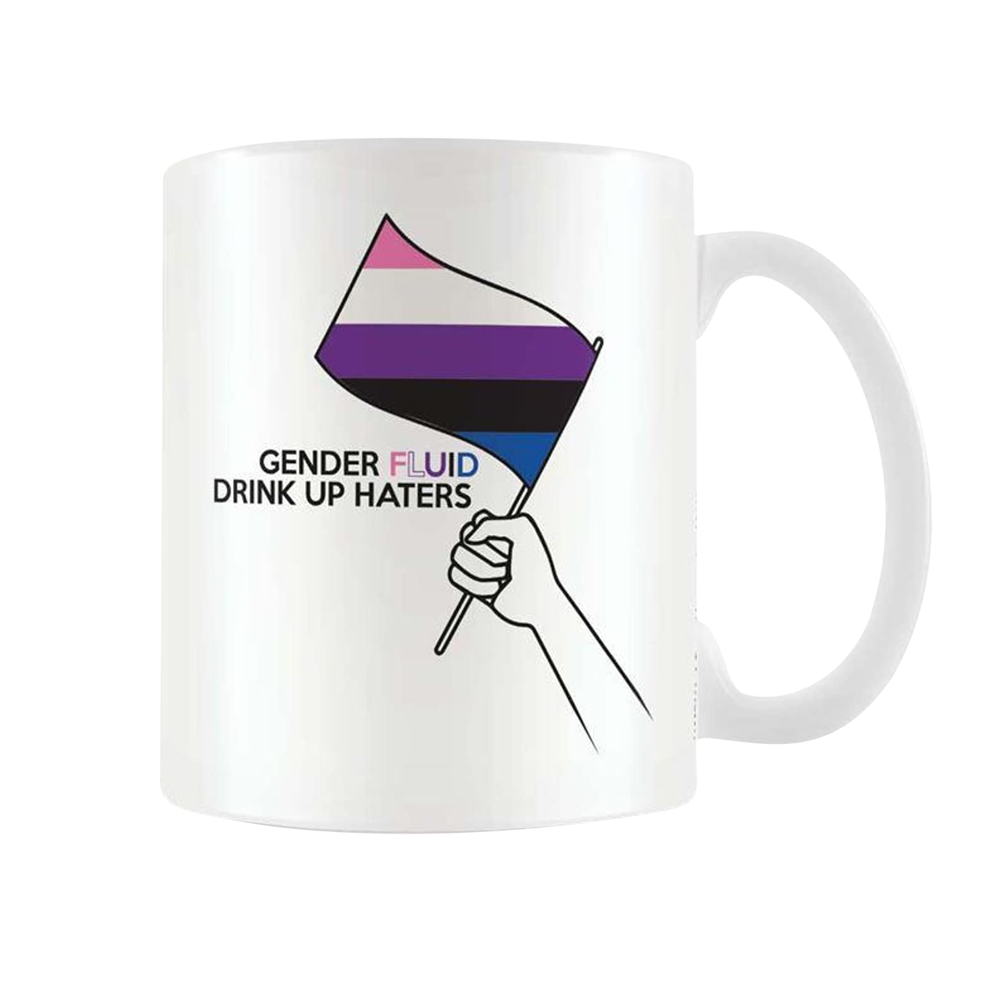 Pyramid International Pride (Genderfluid) Mug - 10Oz / 315Ml Ceramic Mug - One Size