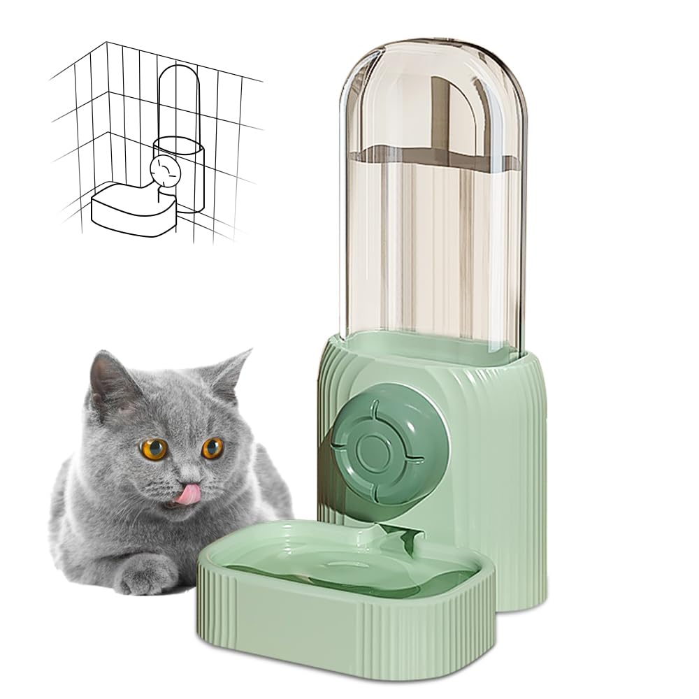 Amazon | 自動給水器 猫 給水器 ケージ取り付け 重力式 透明