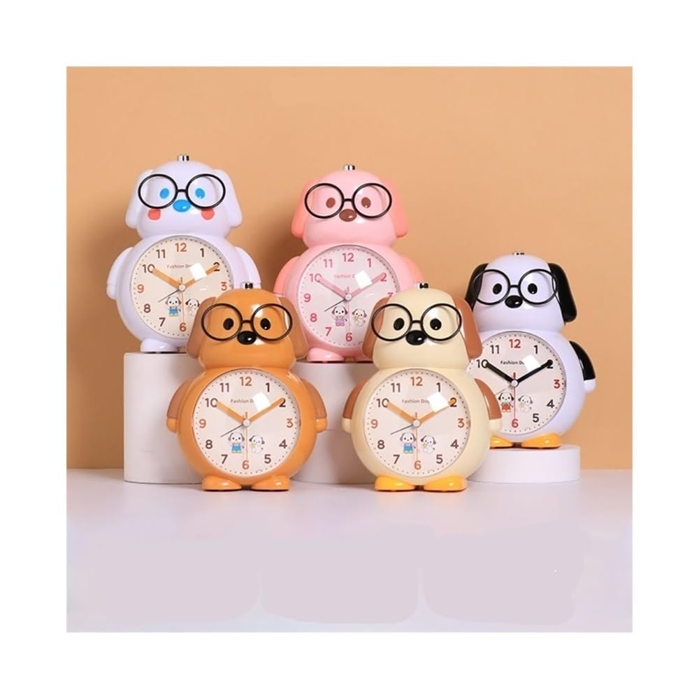 Reloj, Despertador Estudiante Especial Despertador Artefacto Niños Niñas Reloj De Dibujos Animados Reloj Inteligente,Despertador(Pink)