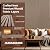 Yuzzy Wood Panels for Wall - 9 Feet Dark Walnut Wood Slat Acoustic Panels 4 PCS - Modern Sound Absorbing Wall Panels for Interior Wall Decor for Home, Office, Studio