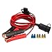 Produktbild Magiin 12V/24V KFZ Batterieklemme Clip-on 3m Zigarettenanzünder Kabel Steckdose Adapter Buchse mit Sicherungsschutz für Tragbar KFZ Batterie Wechselrichter Kompressor