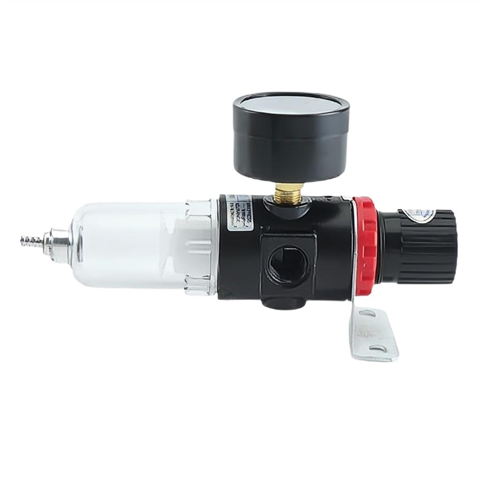 Afr-2000 - Filtros neumáticos de 1/4 AFR2000 Filtro neumático para compresor de aire, separador de humedad, regulador de presión, aceite y agua (AFR2000White PC10-02)