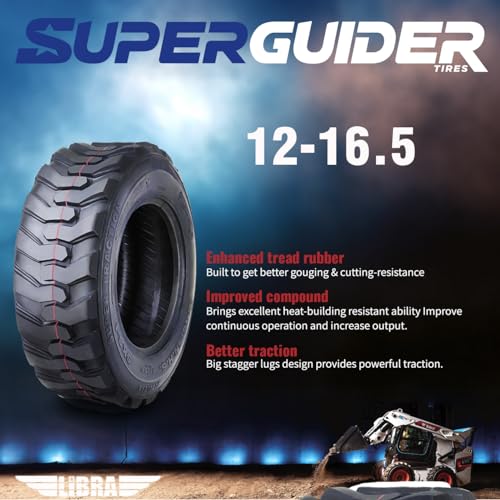 Libra Trailer Parts 12x16.5 Skid Steer Tire