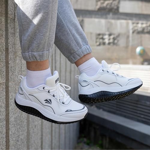 Image of Walking Shoes for Men Arch Support Plantar Fasciitis Shoes Orthotic Tennis Sneakers for Foot Pain Relief