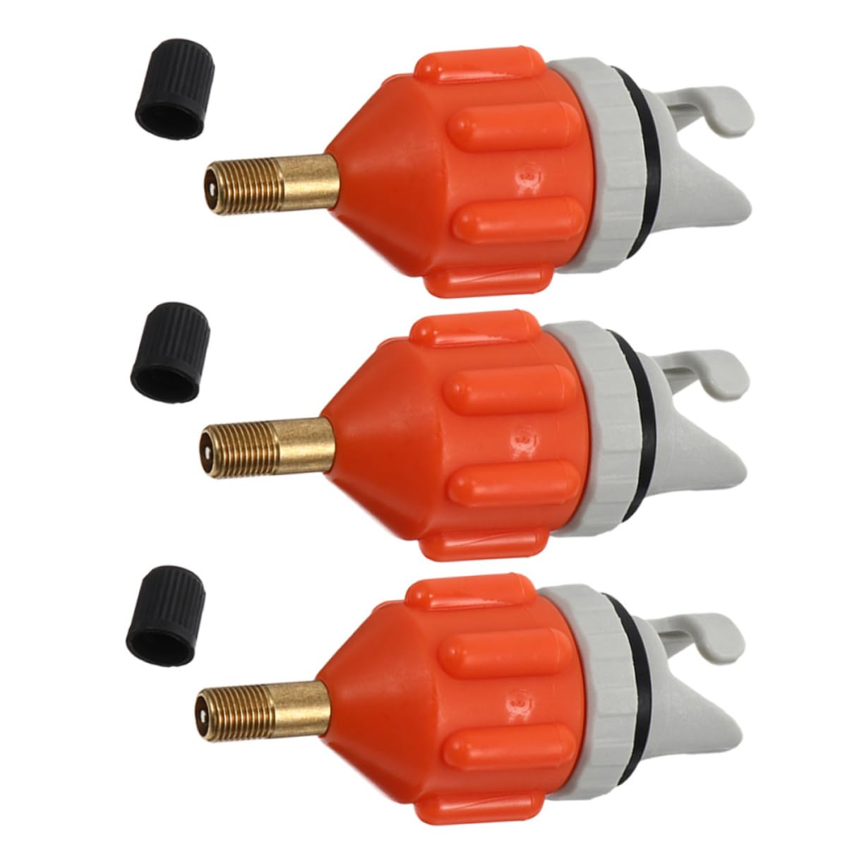 TOYANDONA Adattatore Ugello Gas Ugelli Pompa dell'Aria Adattatore Valvola Convertitore della Valvola dell'Aria Adattatore Pompa Letto Gonfiabile Rosso Rame