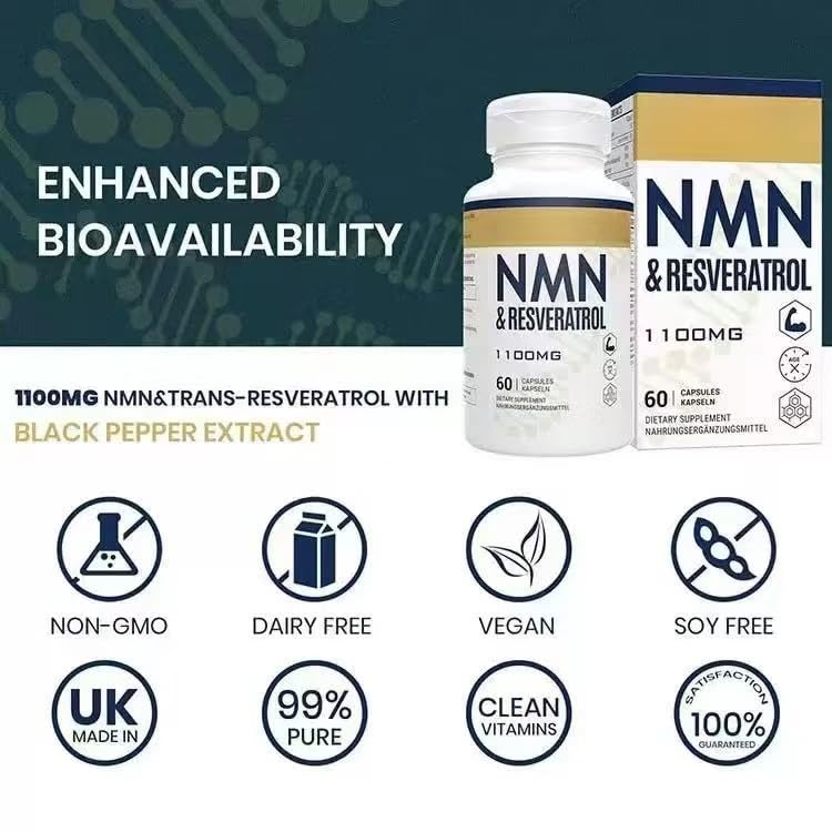 N - M - N - Aiuta ad aumentare i livelli di NAD, riparare il DNA e favorire un invecchiamento sano, migliorare il tasso di assorbimento