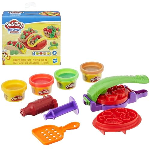Play-Doh Auswahl Spielset mit Knete Kitchen Creations | Hasbro E6686, Kitchen:Tacos & Tortillas