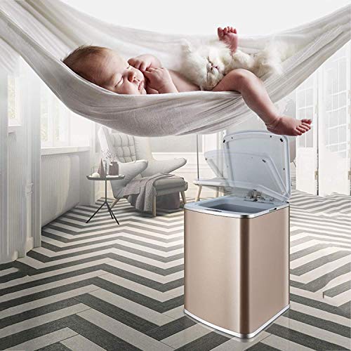 Bote de basura automático inteligente con inducción miniatura 3