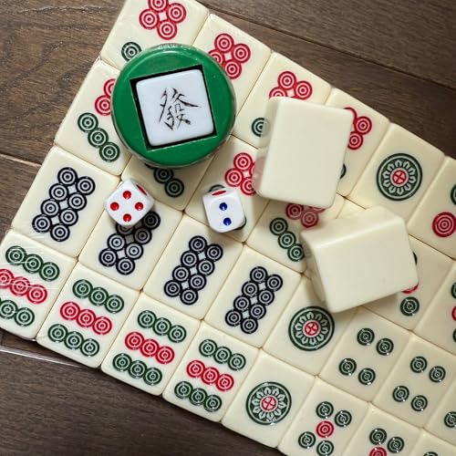 Juego Tradicional Chino de Mahjong con 144 Fichas miniatura 2