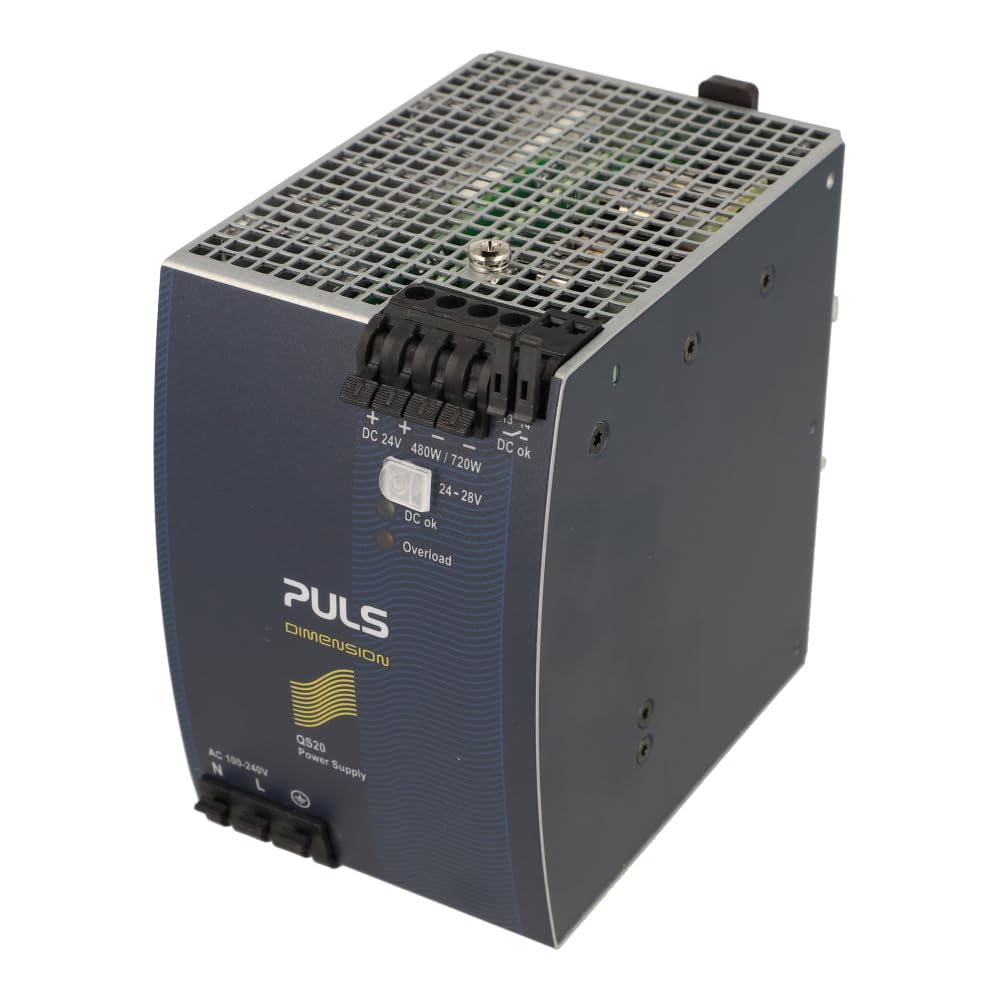 PULS QS20.241 1 Phase, 20-17.5 AMP, 24-28 VDC Output, 480 WATT