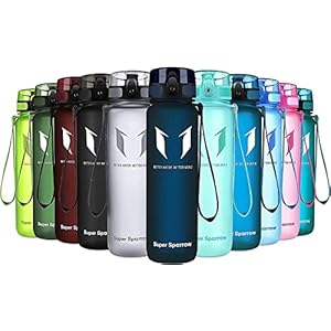 Super Sparrow Sports Water Bottle – 350ml & 500ml & 750ml & 1000ml – Non-Toxic BPA Free & Eco-Friendly Tritan Co…