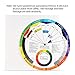 Color Wheel Color Mix Guide, ATOMUS Tattoo Pigment Chart Supplies for Paint Permanent Eyebrow Lip Body Tattoo (9.25in)