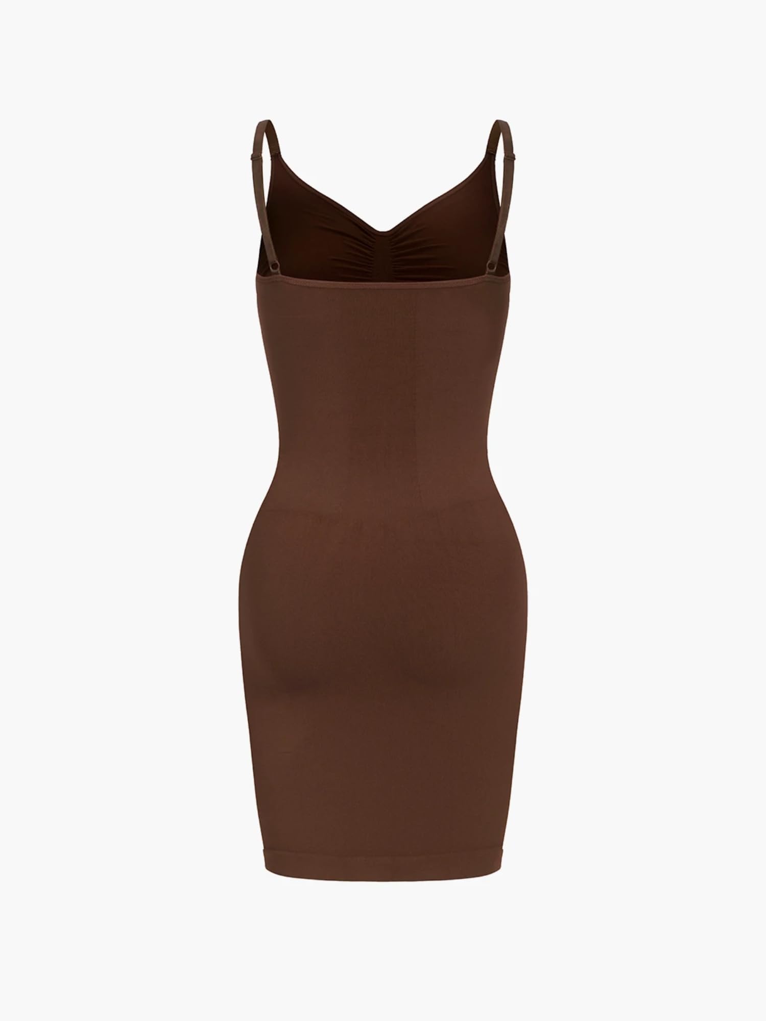 Shaping Cami Dress Damen – Figurformendes Shapewear Kleid mit Bauchkontrolle – Nahtlos & unsichtbar unter Kleidung – Glättende Silhouette mit verstellbaren Trägern