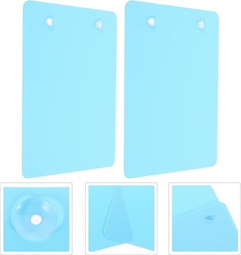 Miniatura 6 de POPETPOP Plato de disco de pez ángel para cría de peces de pizarra, pizarras de desove para acuario, paisaje, pecera, puesta de huevos