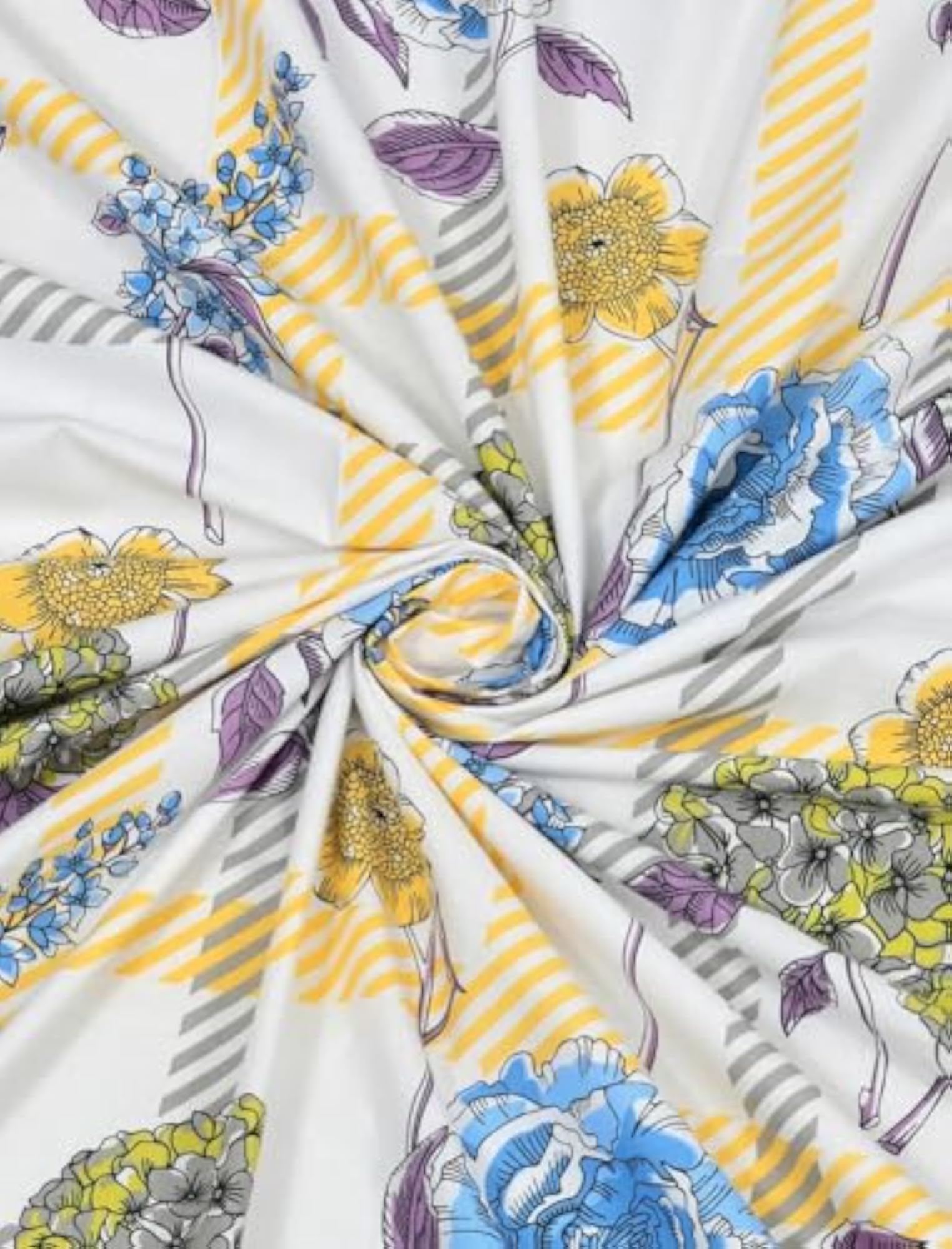 King Size Cotton Bedsheet 164 Thread Count