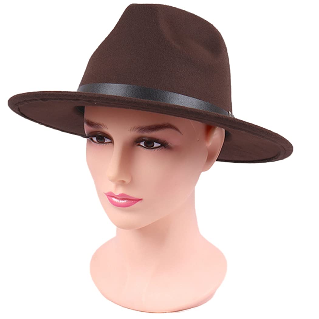 lnrueg Jazz Cap Vintage Fashion Wide Brim Soft Breathable Classic Panama Hat for Men Women Turban Headwraps Head Covering Headscarfs Wide-picture-13