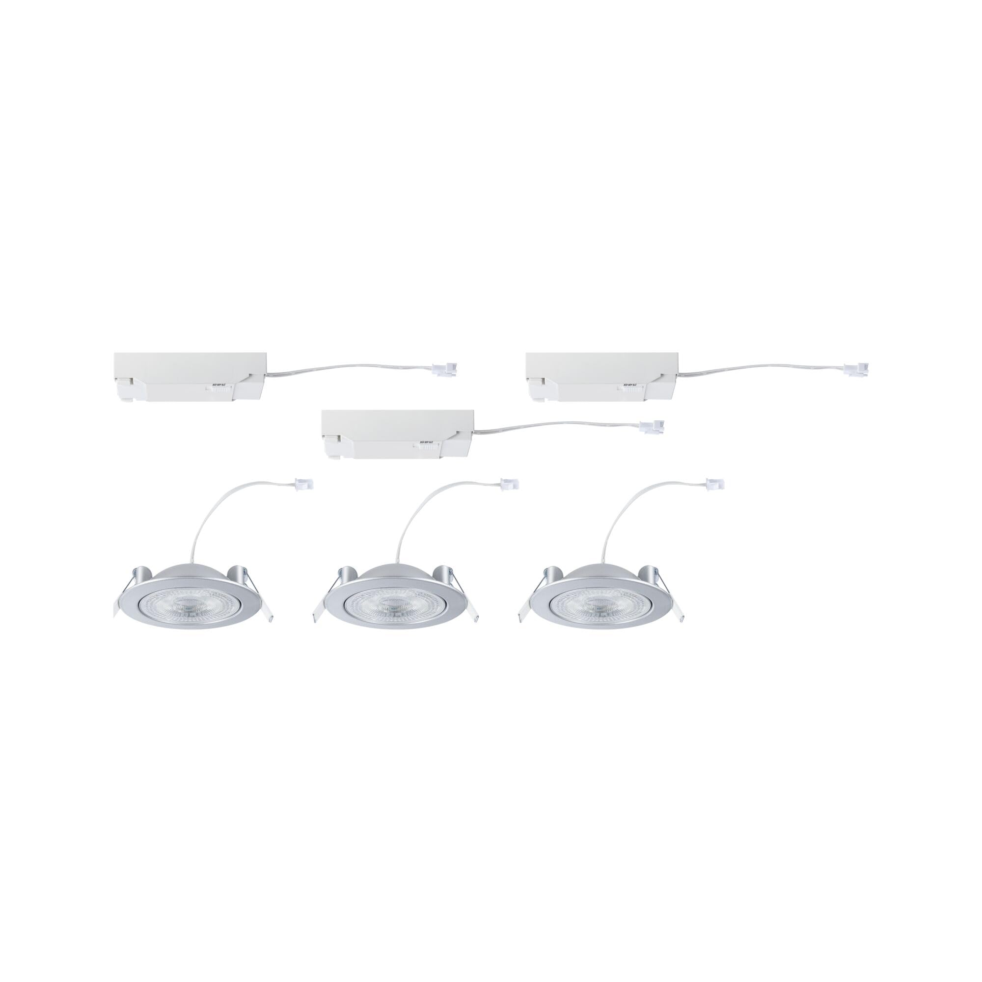 Paulmann EBL Set Aumus schwenkbar LED 3x750lm 2700-6500K 5W 230V Chrom matt